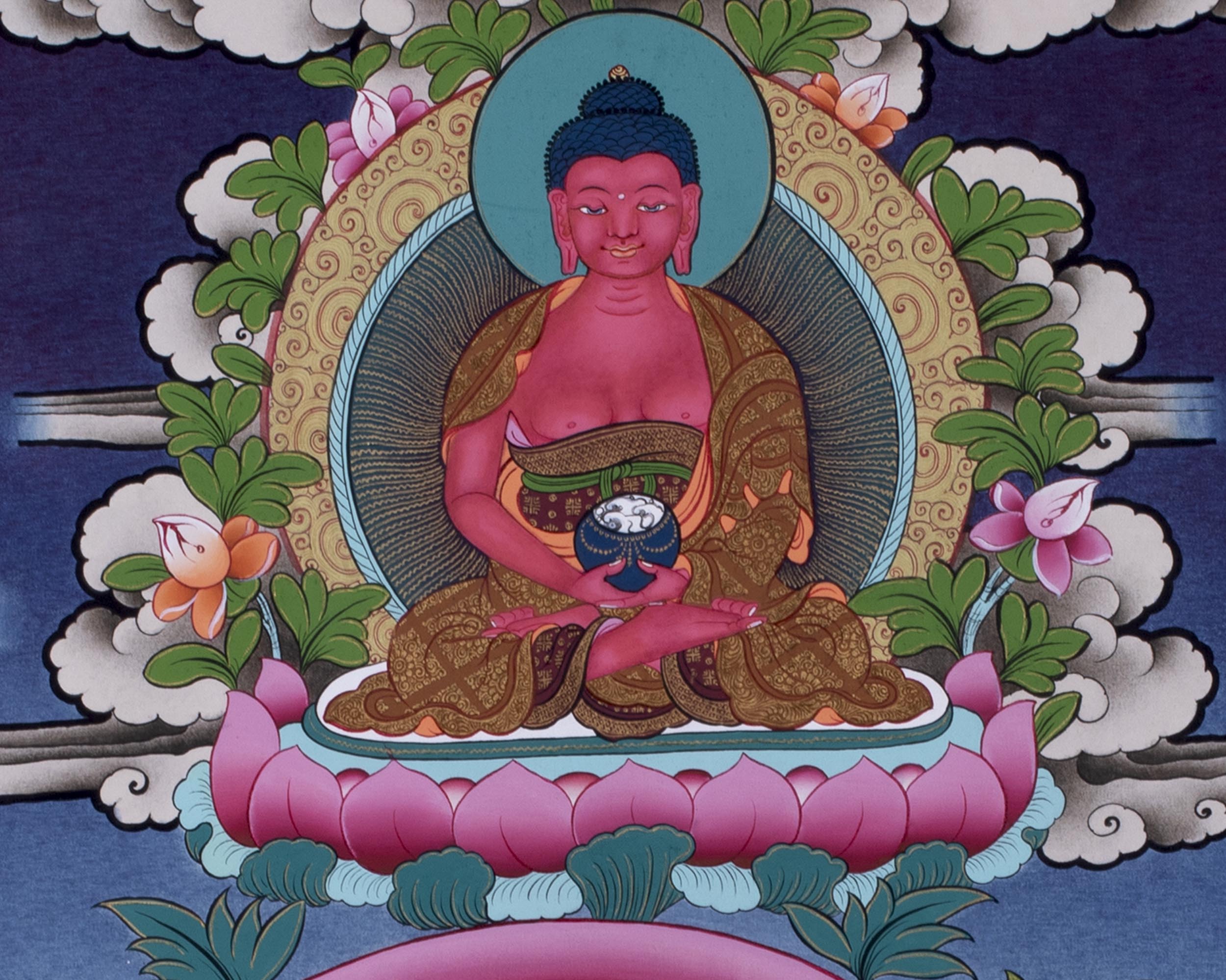Tibetan White Tara | Hainpainted Tara Thangka