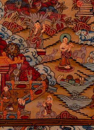 Buddha life Story | Art Painting