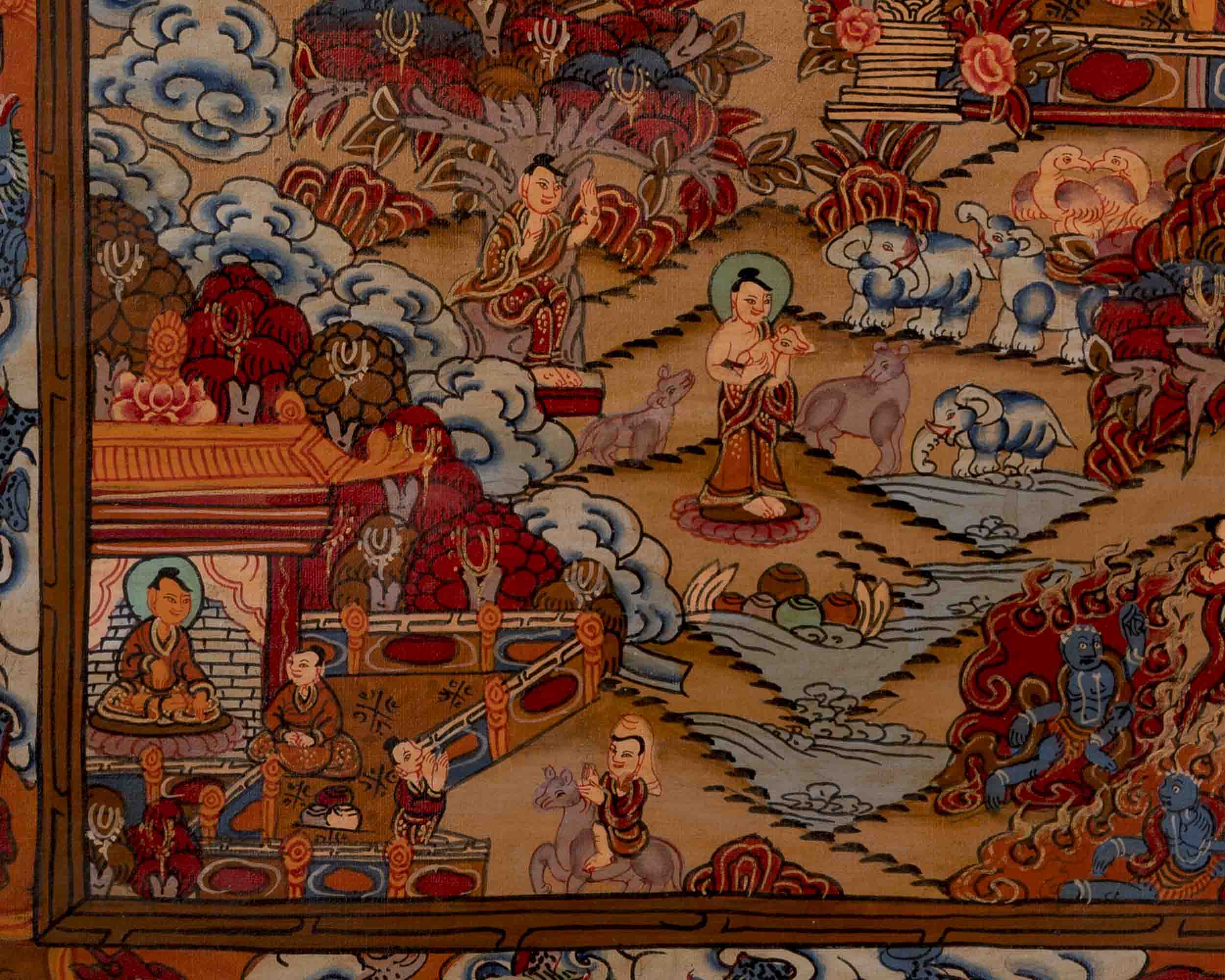 Buddha life Story | Art Painting