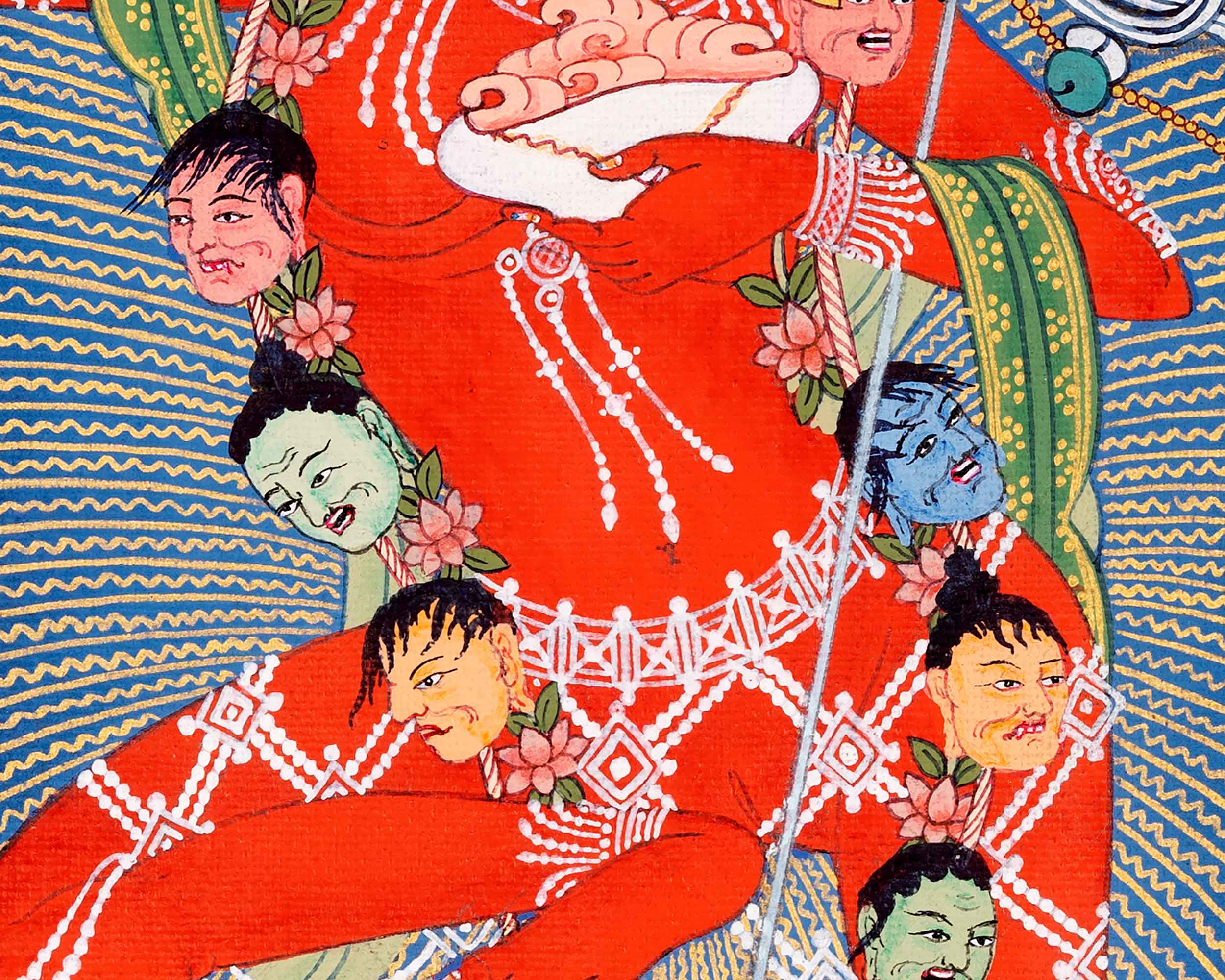 Vajravarahi Thangka Painting | Hand Painted Traditional Dakini Art