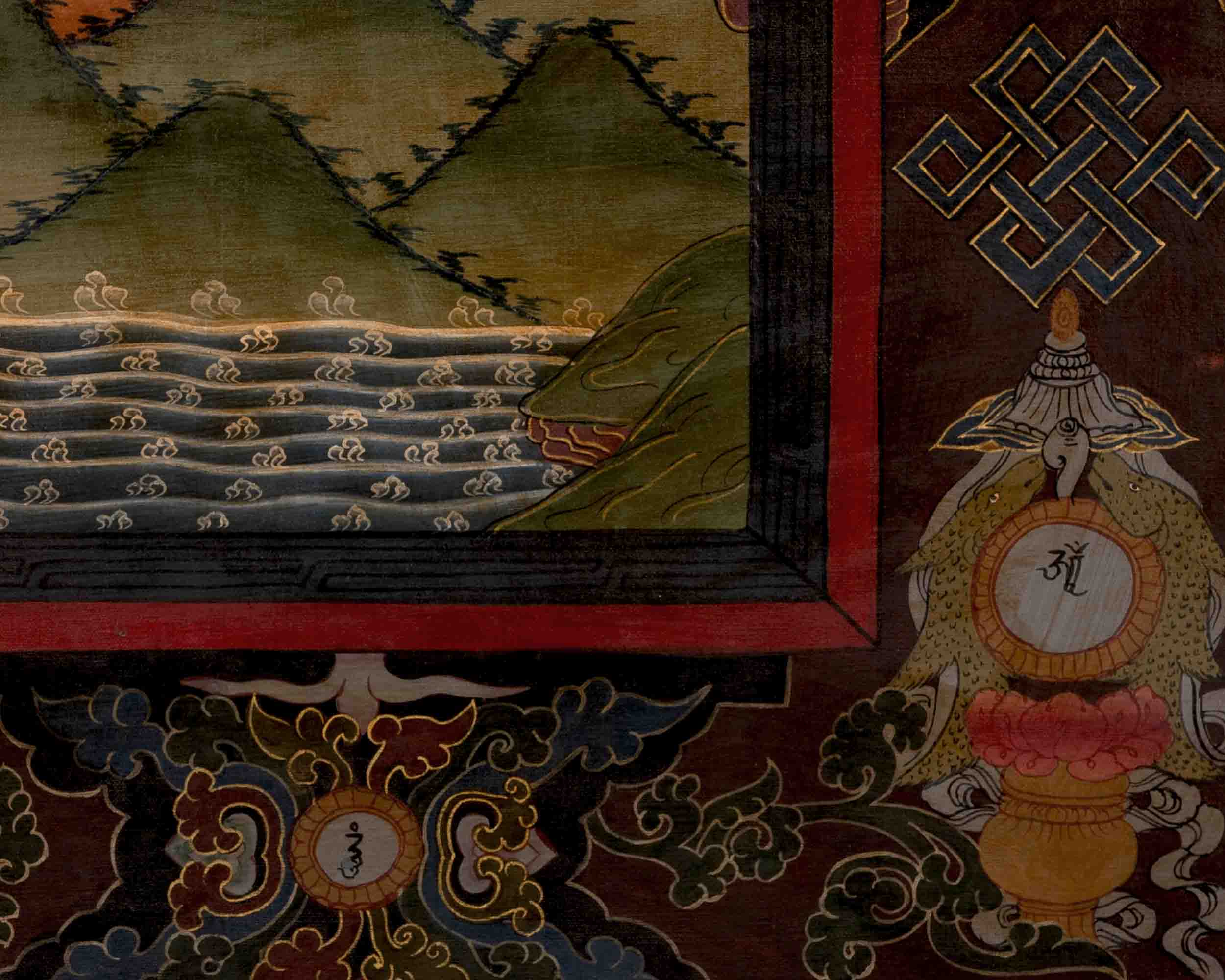 Amoghasiddhi Mandala | Religious Buddhist Thangka | Wall Decors