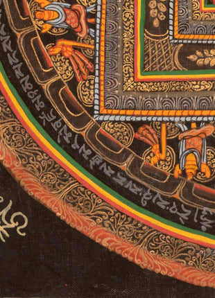 Mantra Mandala Thangka |  Wall Decoration Painting