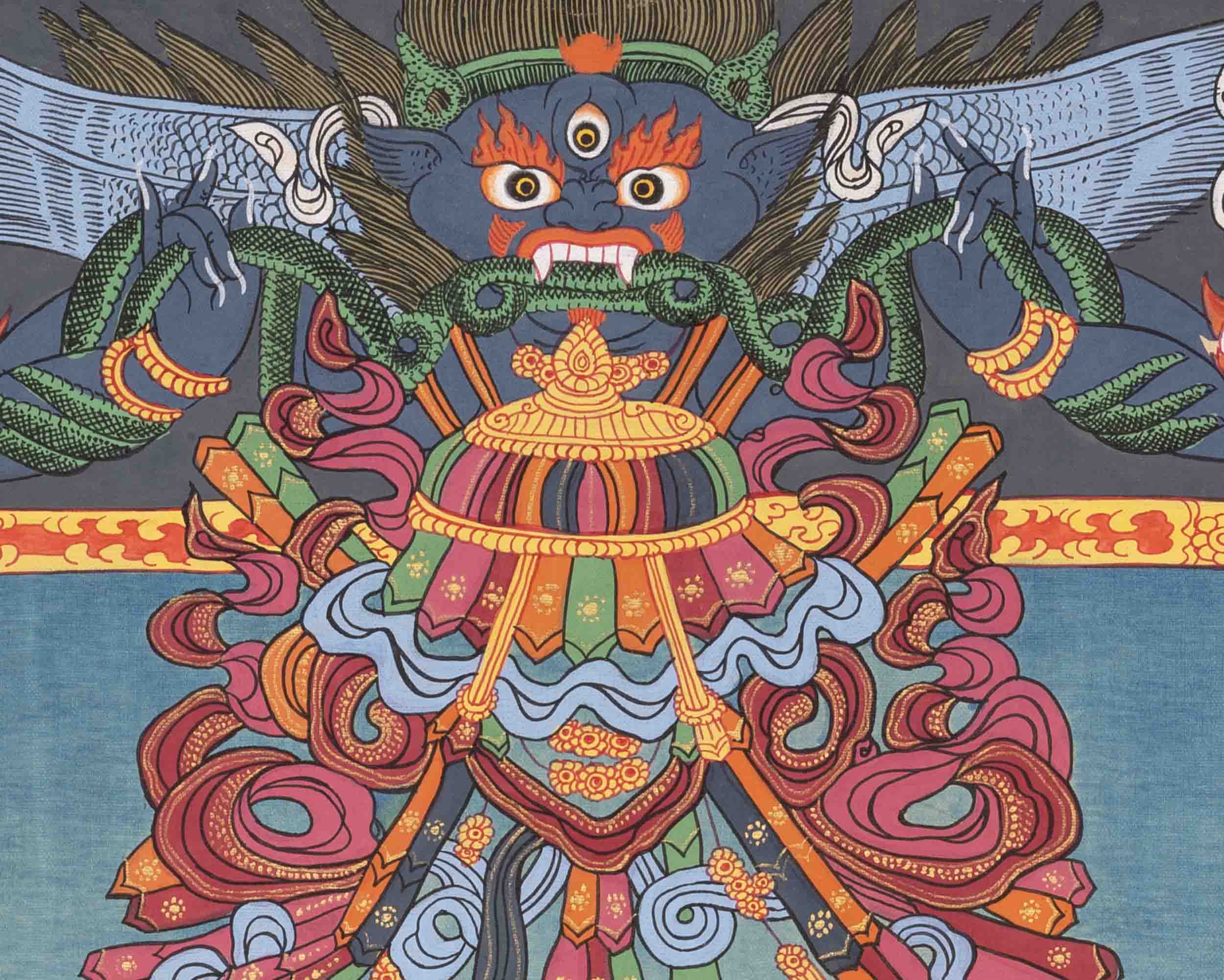 White Tara Thangka | Religious Tibetan Artwork | Wall Decors