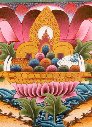 Religious Manjushree Thangka | Thangka Painting