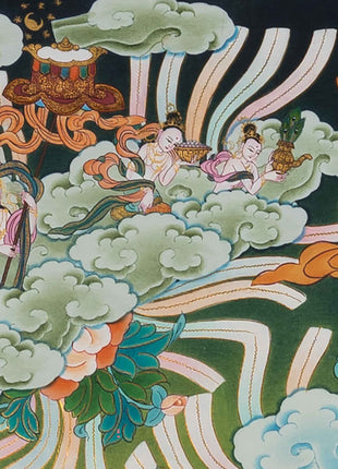 Avalokiteshvara Chenrezig Thangka | Hand-Painted Art Of The Bodhisattva Of Wisdom