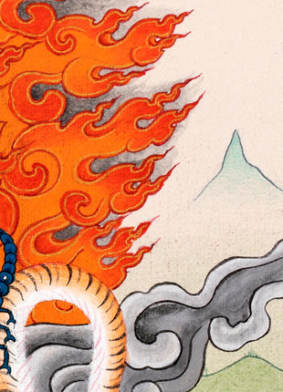 Dorje Drollo Thangka | Tibetan Thangka Painting | Buddhist Art