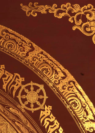 Gold Style Mandala | Buddhist Mandala Thangka