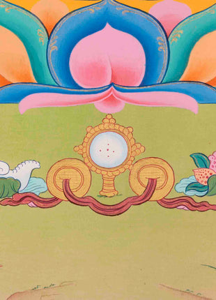 Religious Amitabha Buddha Thangka | Buddhist Art