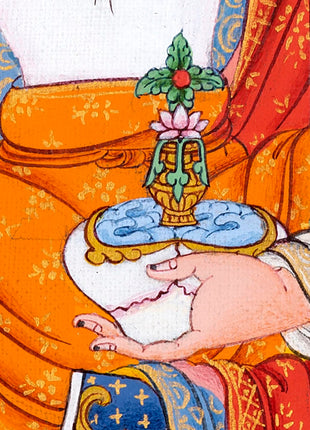 Guru Rinpoche Consort Thangka | Dakini Mandarava | Himalayan Painting