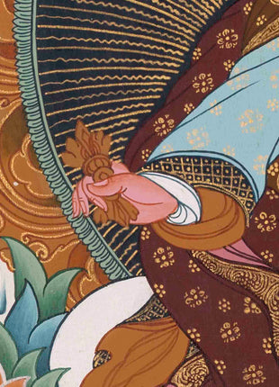 Padmasambhava Guru | Buddhist Thangka | Religious Wall Decors