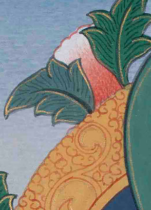 Traditional Hand Painted Chenrezig Thangka Painting | Chenrezig Thangka