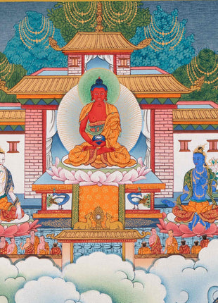 The Wheel Of Life Thangka, Tibetan Bhavachakra Mandala, Buddhist Painting