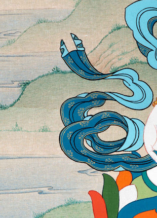 White Tara Thangka | Traditionally Hand Painted Art