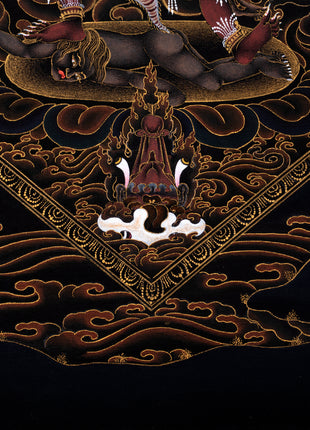 Ekajati Thangka | Tibetan Buddhist Painting | Hand Painted in 24K Gold