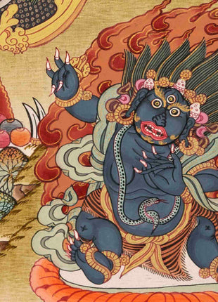 Avalokitesvara Chengrezig Thangka | Traditional Tibetan Art