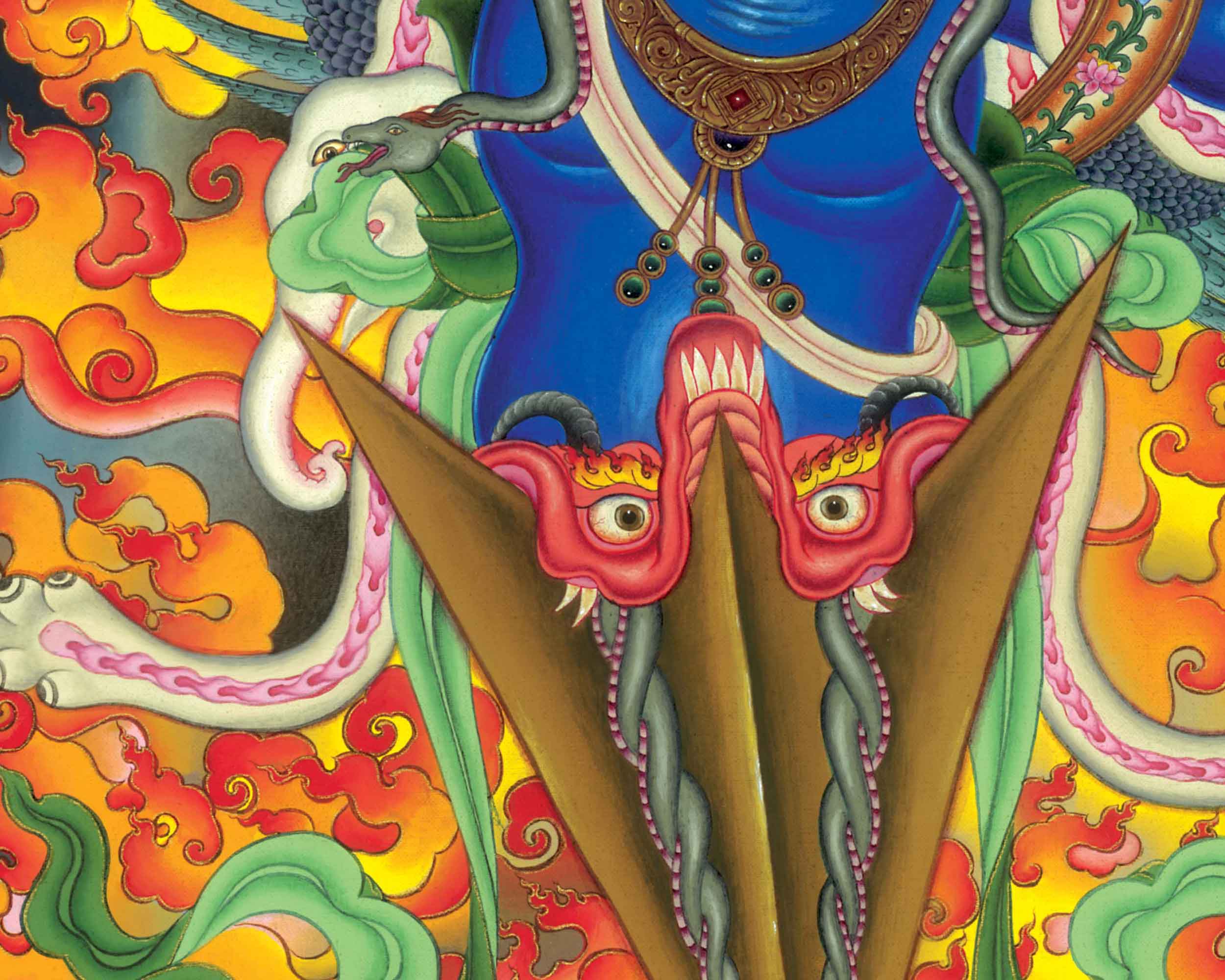 Dorje Phurba Thangka Print | Spiritual Gifts | Canvas For Meditation