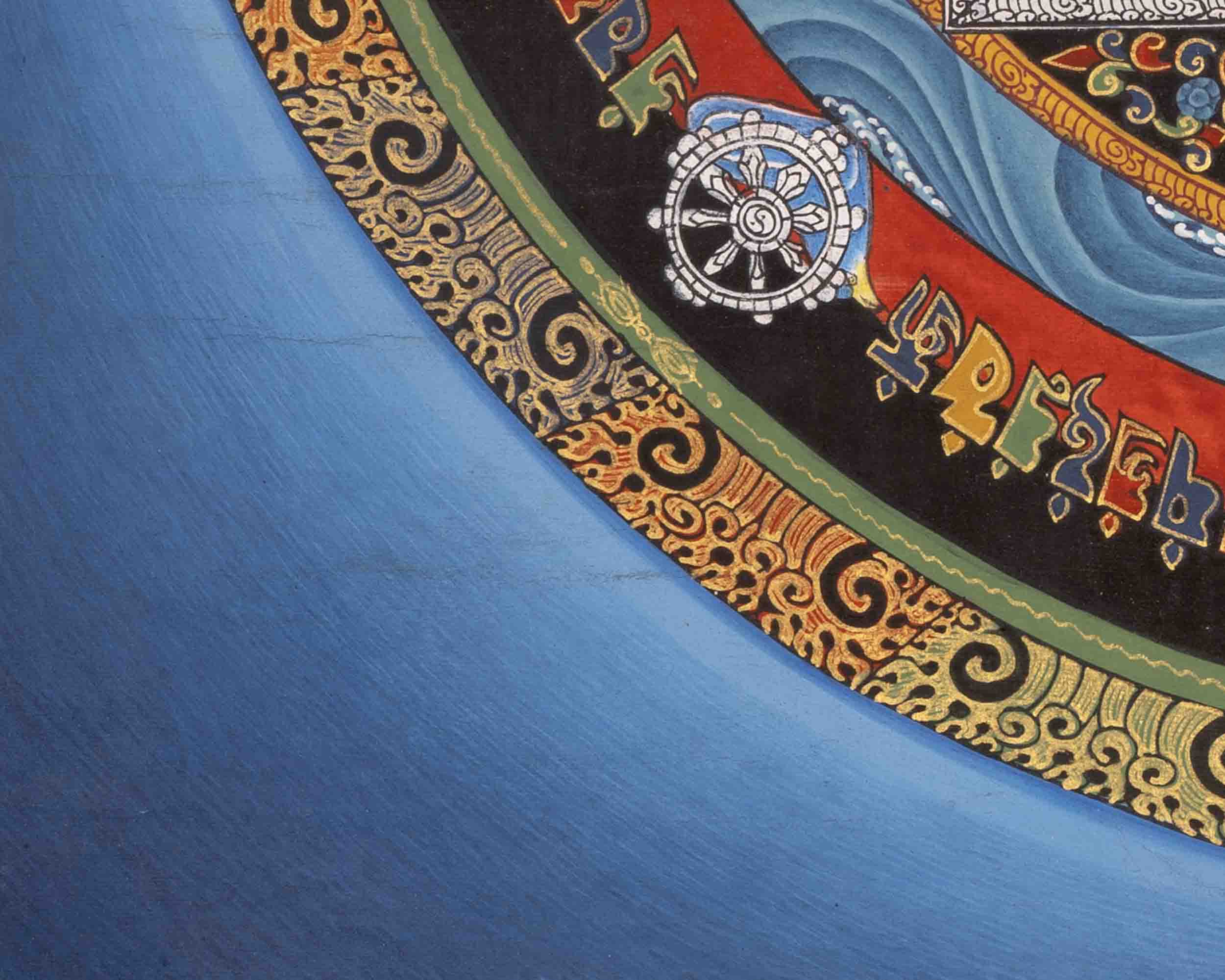 Kalachakra Mandala Thangka | Wheel Of Time | Religious Wall Decors