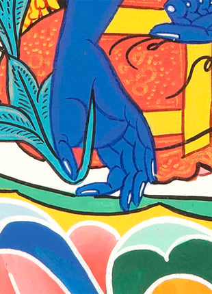 Bhaisajyaguru Thangka | Handpainted Medicine Buddha | Wall Hanging Decors