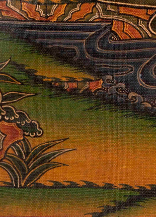 He-Vajra Thangka | Oil Varnished on Stretch Canvas