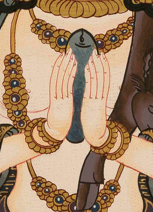 Avalokiteshvara Chengrezig Thangka | Tibetan Buddhist Thangka