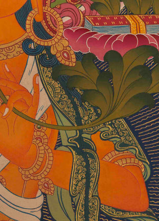 Manjushree Thangka | Bodhisattva Of Wisdom | Wall Decors