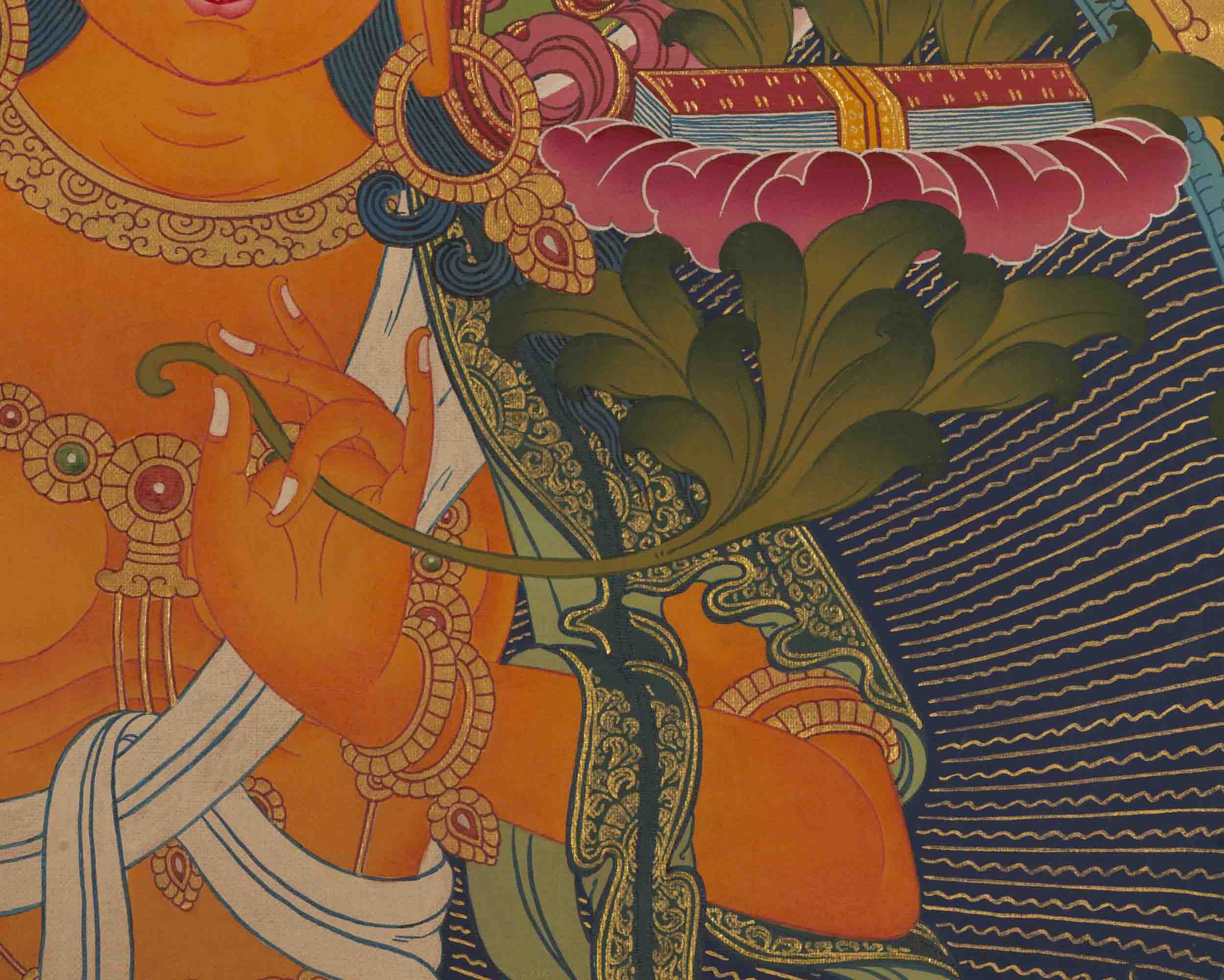 Manjushree Thangka | Bodhisattva Of Wisdom | Wall Decors