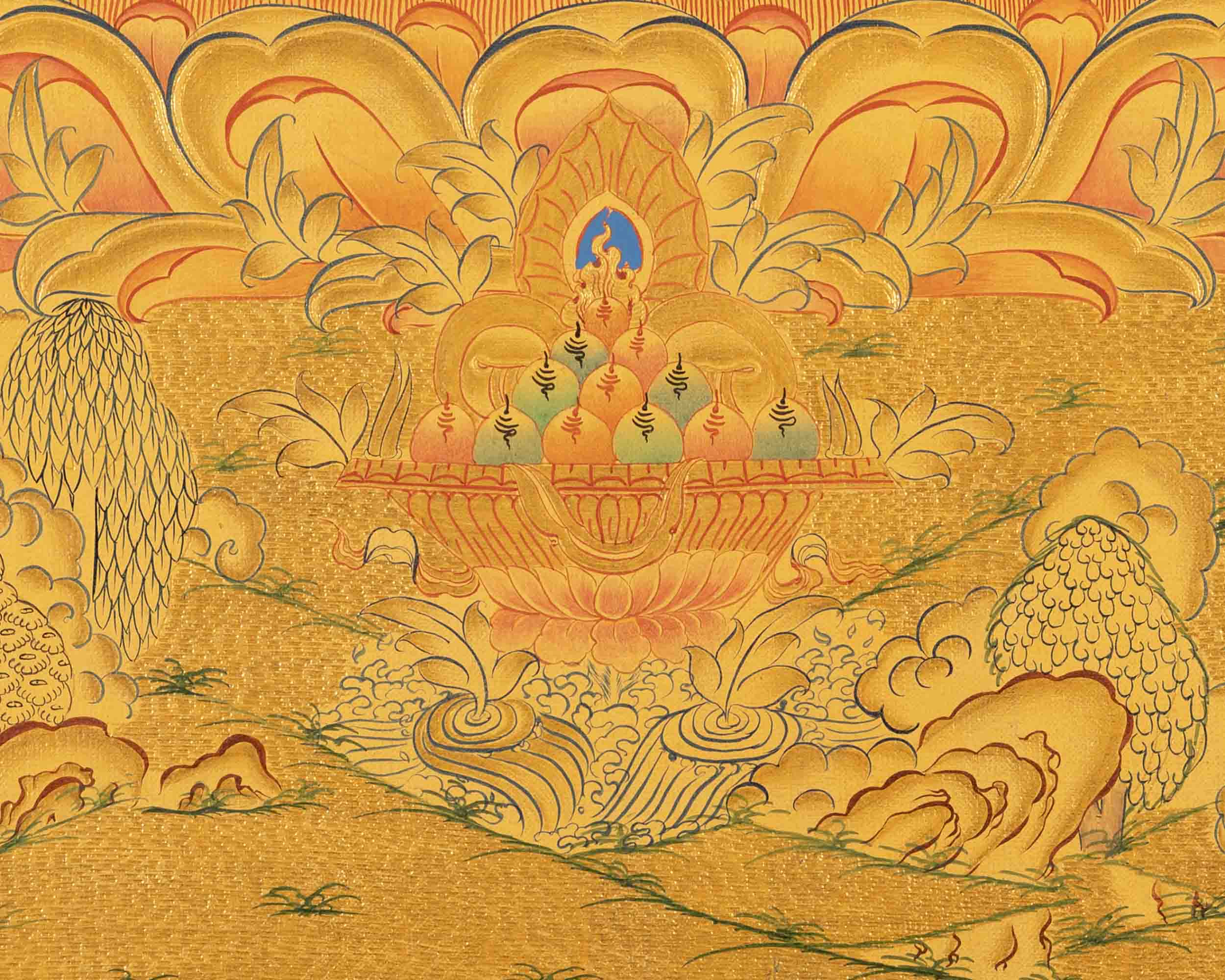 Avalokitesvara Chengrezig Thangka | Bodhisattva of Compassion