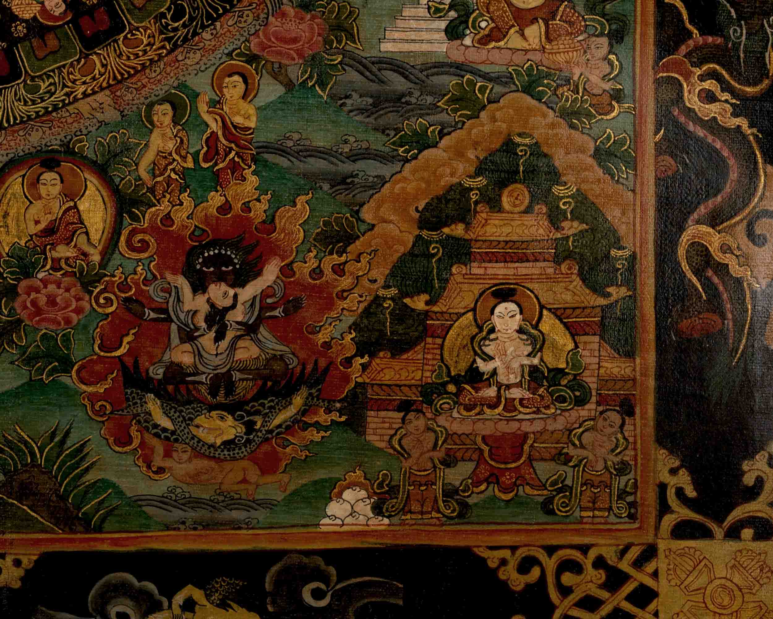 Vajravarahi Yogini Mandala | Traditional Tibetan Thangka | Wall Decors