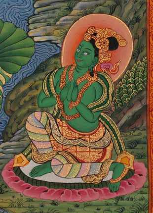Padmapani Lokeshvara Print | Quality Thangka Painting