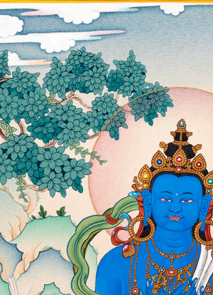 Vajradhara Buddha Thangka | Hand Painted Tibetan Art