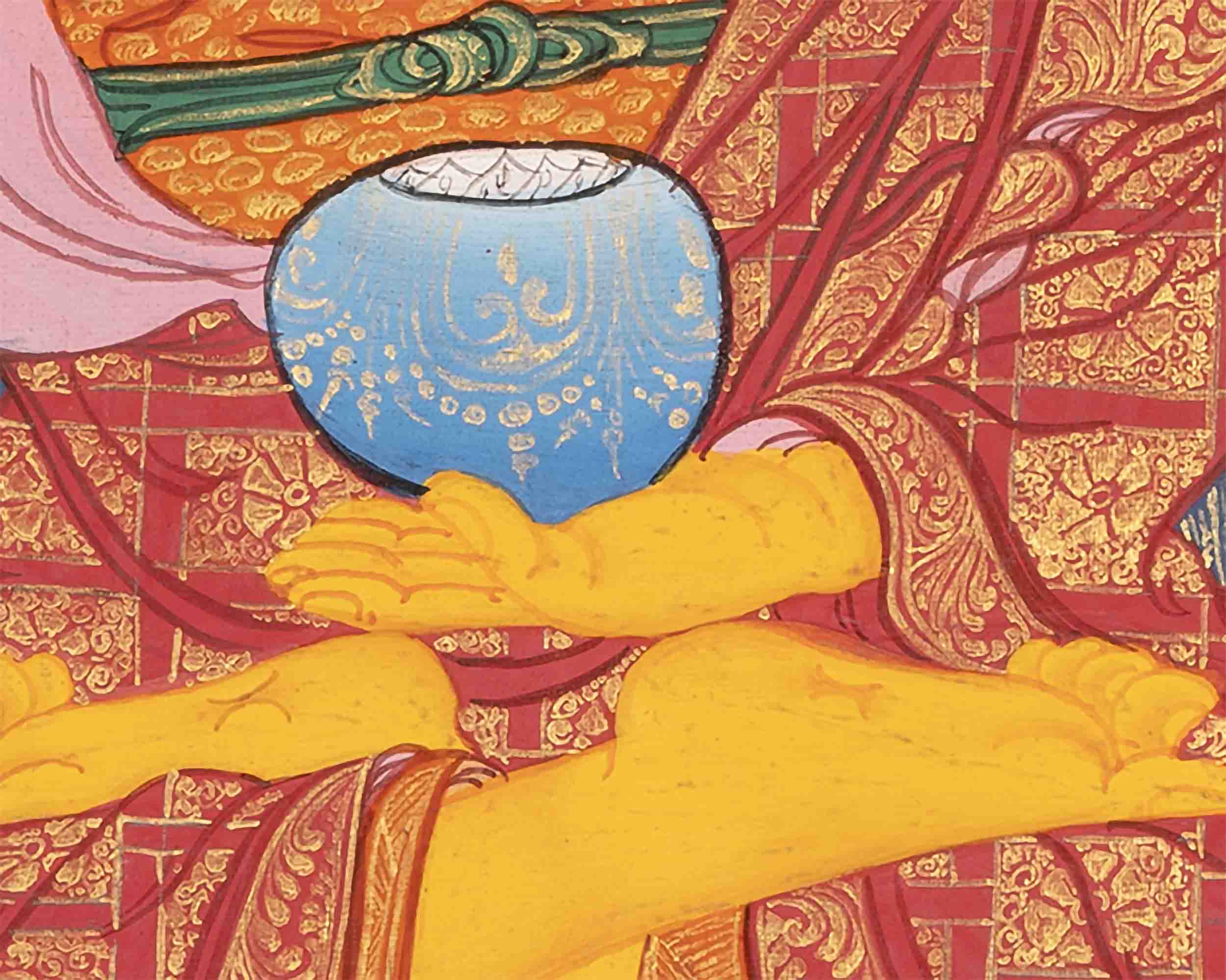 Shakyamuni Buddha Thangka | Buddhist Traditional Paint | Wall Decors