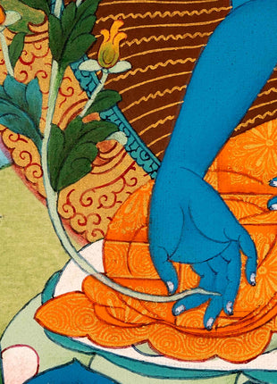 Medicine Buddha Art | Traditional Tibetan Thangka