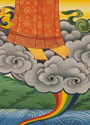 Handpainted Shakyamuni Buddha | Tibetan Wall Decoration Painting