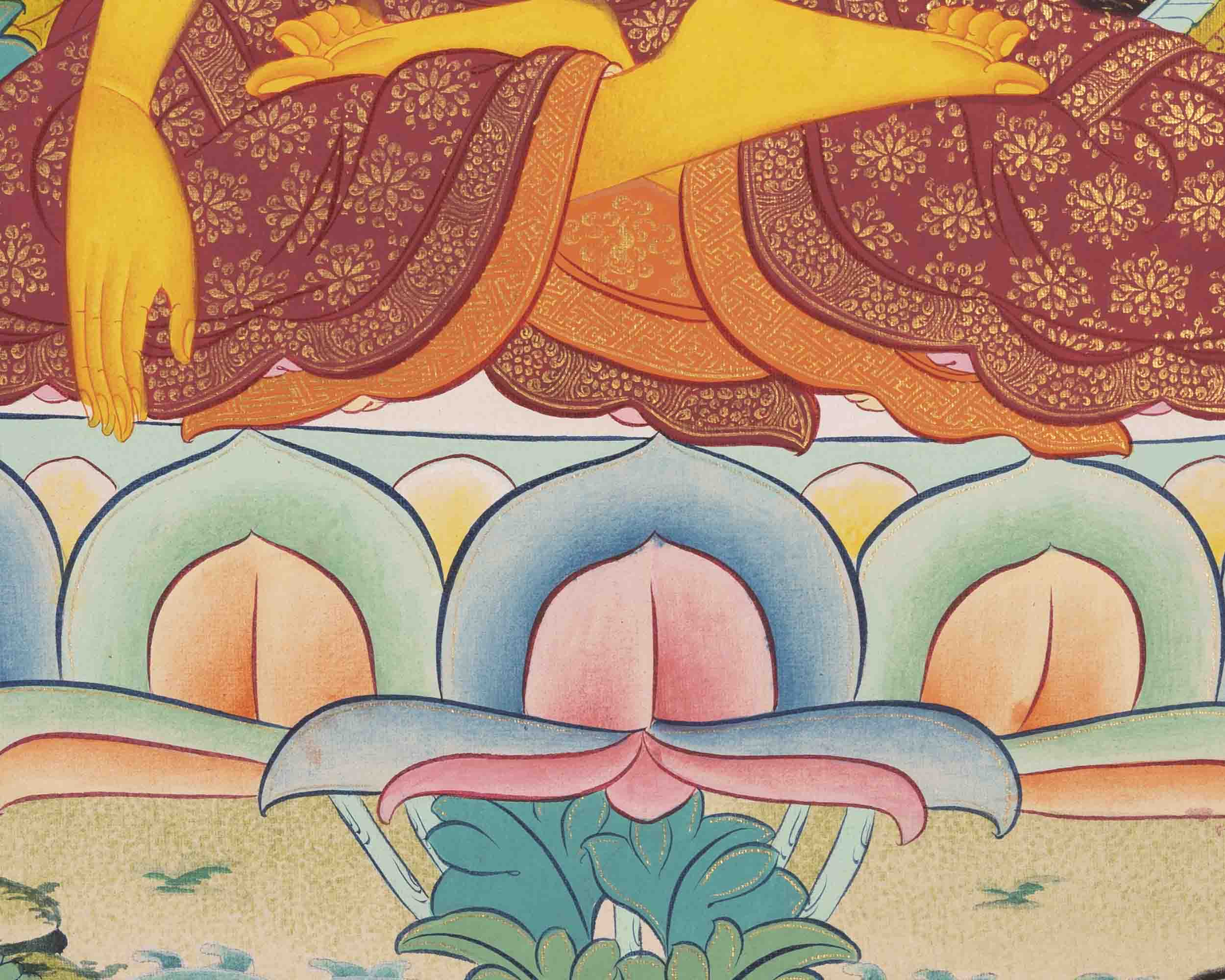 Shakyamuni Buddha Thangka | Wall Hanging Decoration Art