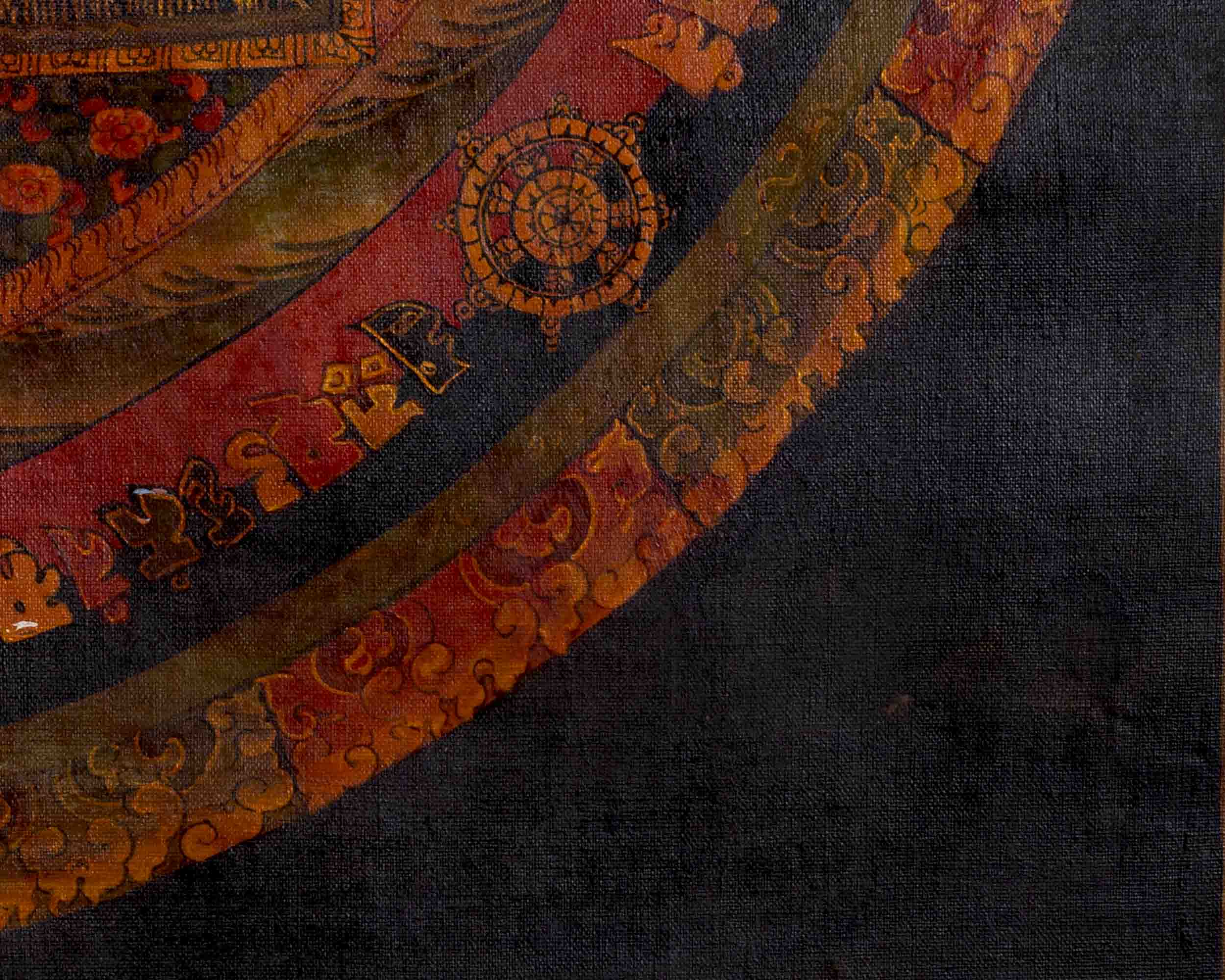 Tibetan Kalachakra Mandala Thangka | Traditional Art | Wall Decors
