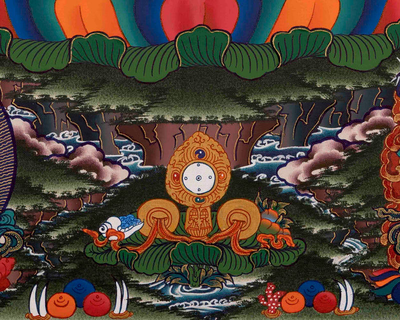 Bodhisattva Avalokiteshvara Chenresig | Tibetan Thangka | Wall Decors