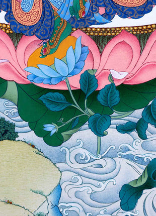 Green Tara, The Buddha Tara Devi Thangka For Healing & Longevity | Traditional Tibetan Buddhist Art