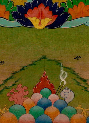 Guru Rinpoche Padmasambhava | Buddhist Thangka Art | Wall Decors