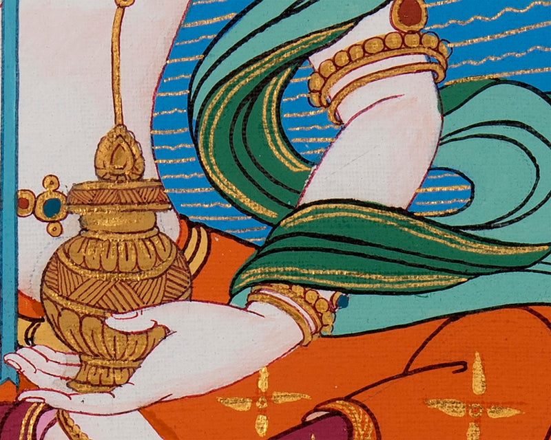 Dakini Mandarva | Guru Padmasambhava Consort | Thangka Art