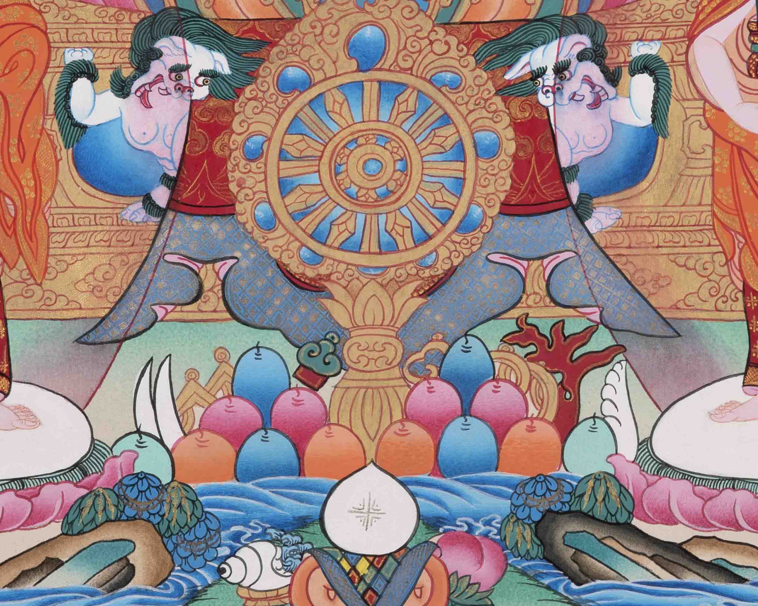 Shakyamuni Buddha Thangka | Buddhist Painting | Wall Hanging Decors