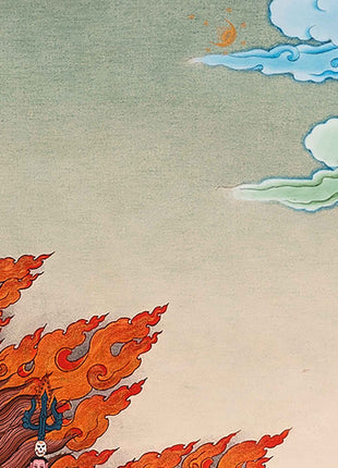 Troma Nagmo Sadhana Thangka | Tibetan Dakini Art On Cotton Canvas