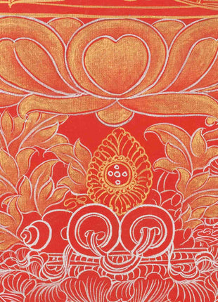 Medicine Buddha Thangka | Traditional Tibetan Painting | Wall Decors