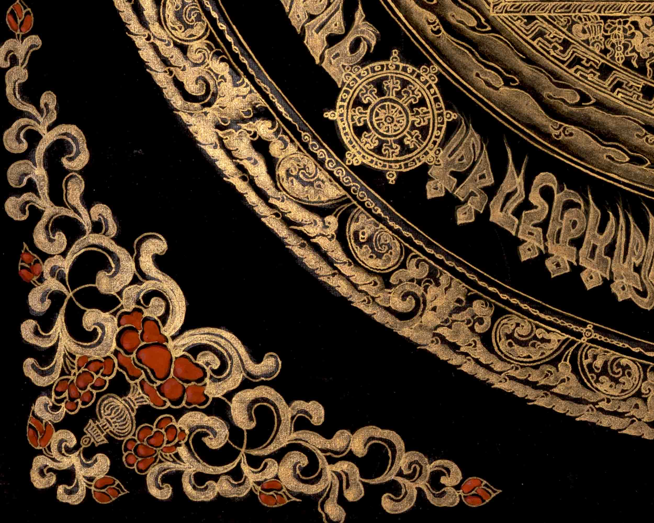 Kalachakra Mandala | Handpainted Tibetan Thangka | Wall Decors