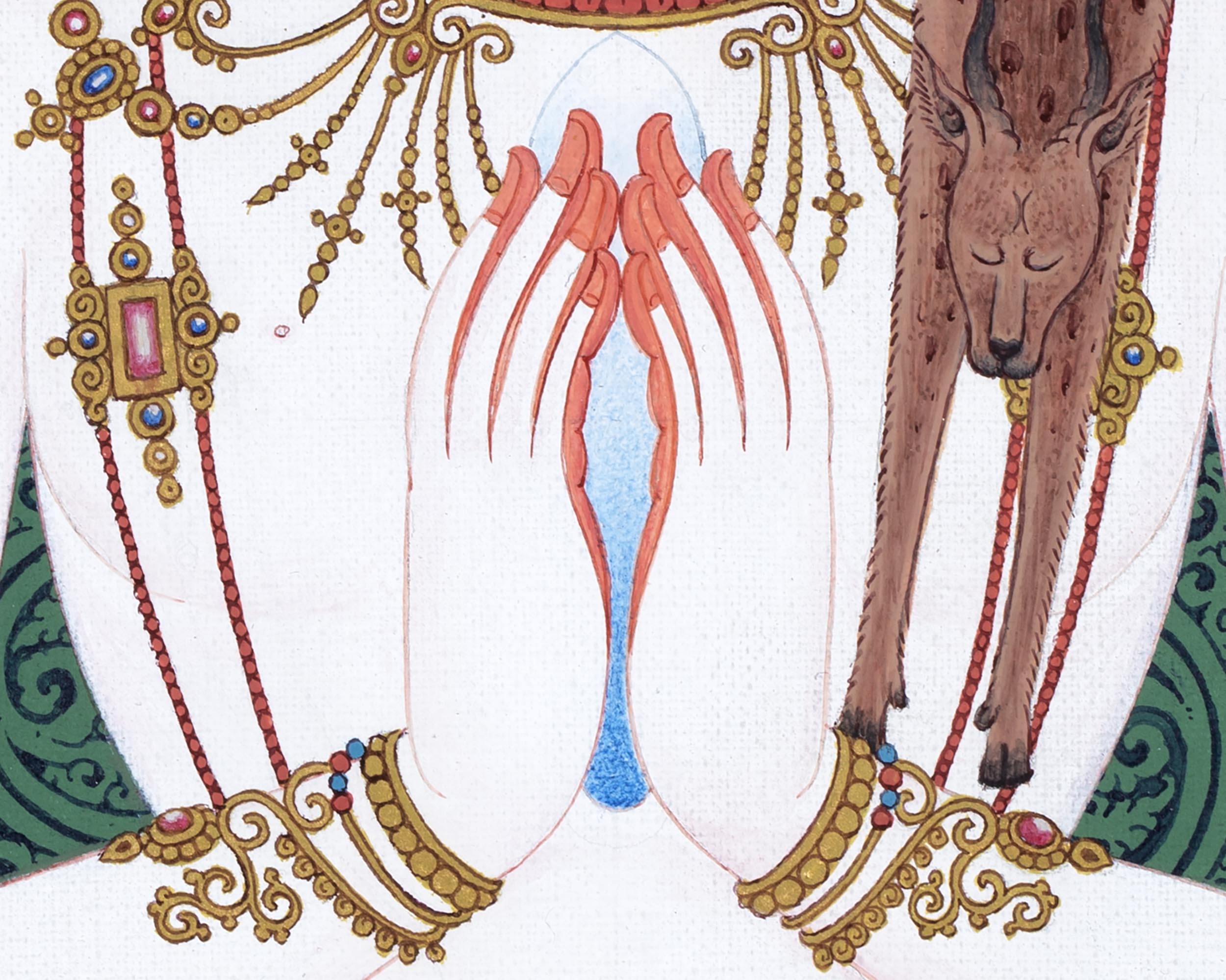 Chenrezig | Bodhisattva Thangka | Himalayan Vajrayana Buddhist Art