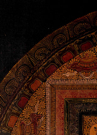 Amitayus Buddha Mandala | Traditional Tibetan Thangka | Wall Decors