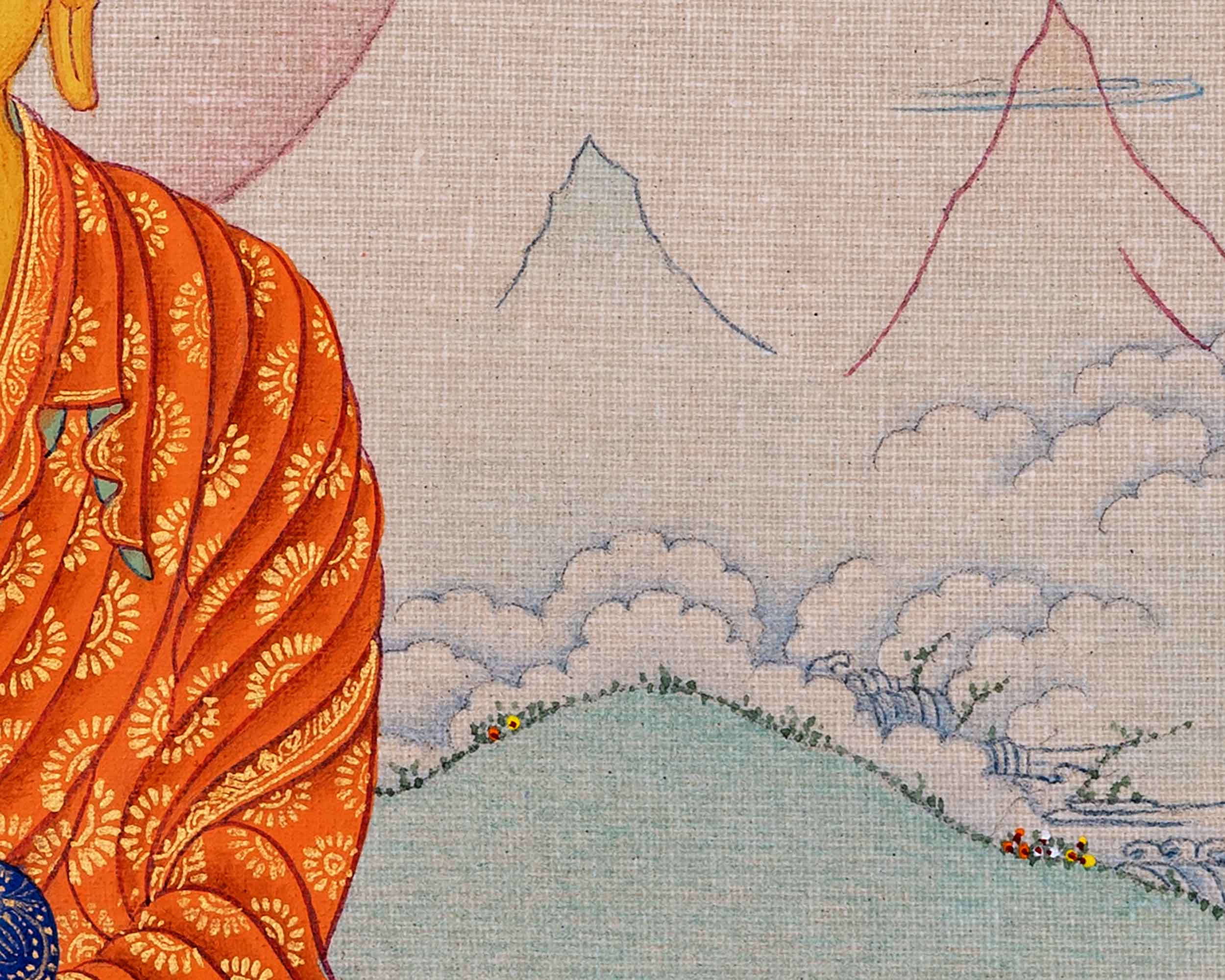 Buddha Thangka Painting | Himalayan Shakyamuni Painting