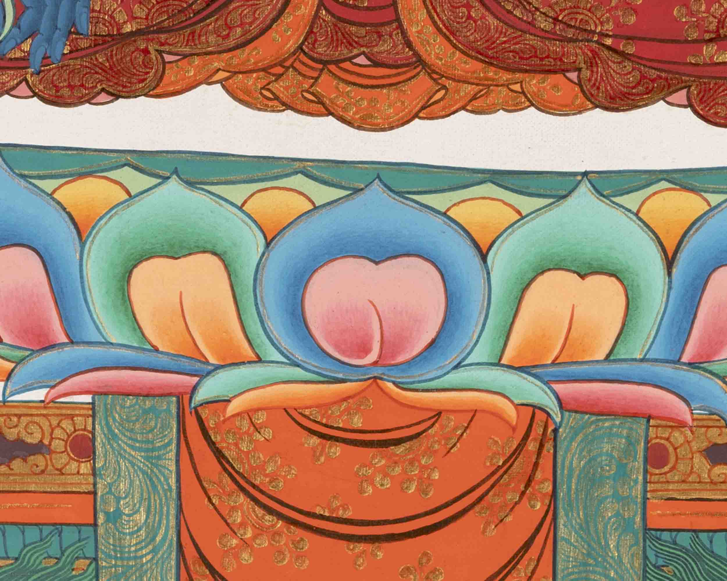 Medicine Buddha | Healing Buddha Thangka | Traditional Tibetan Paint