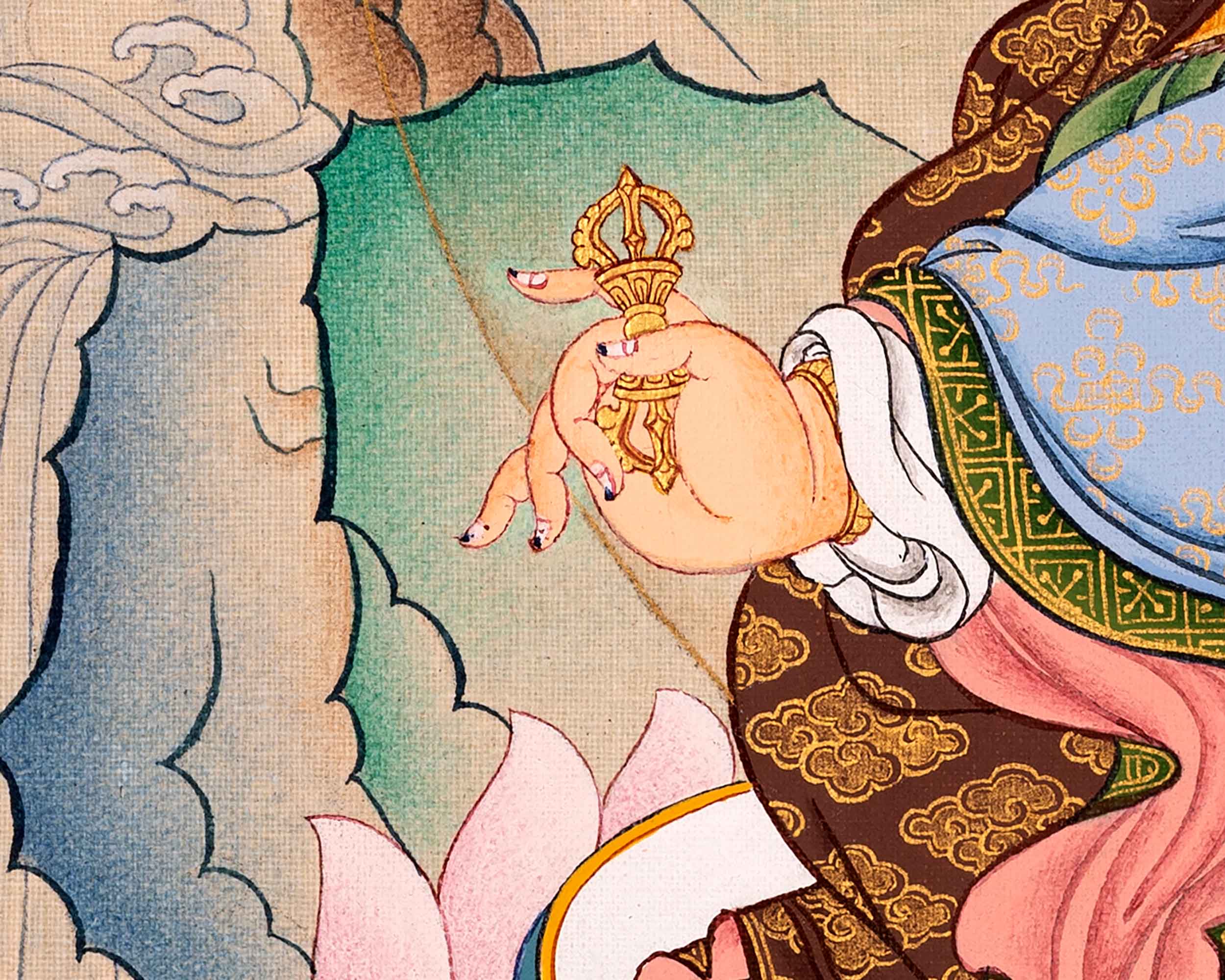Padmasambhava Art | Traditional Tibetan Thangka Painting