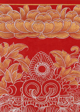 Bodhisattva Manjushree Thangka | Religious Art | Buddhist Gifts