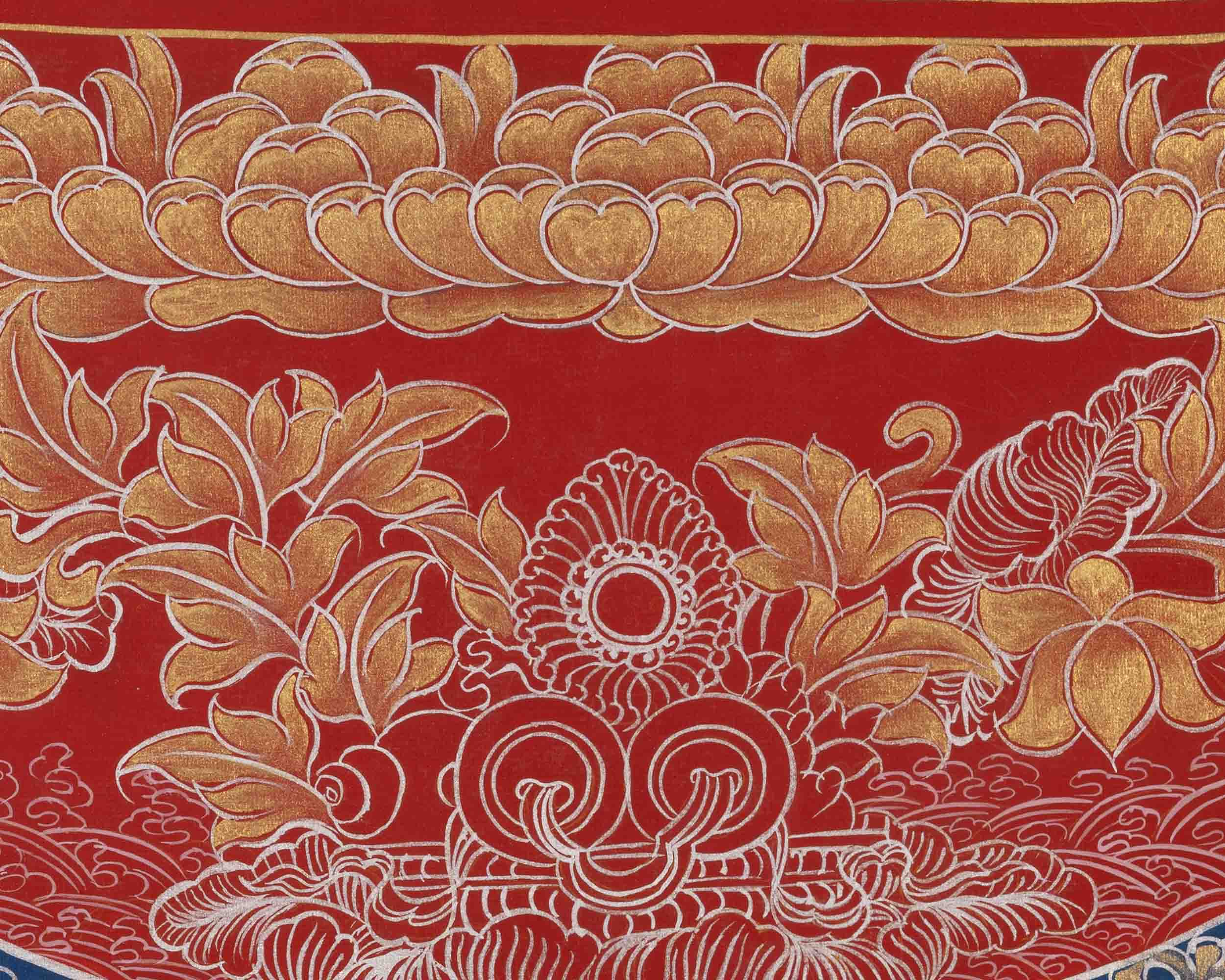 Bodhisattva Manjushree Thangka | Religious Art | Buddhist Gifts
